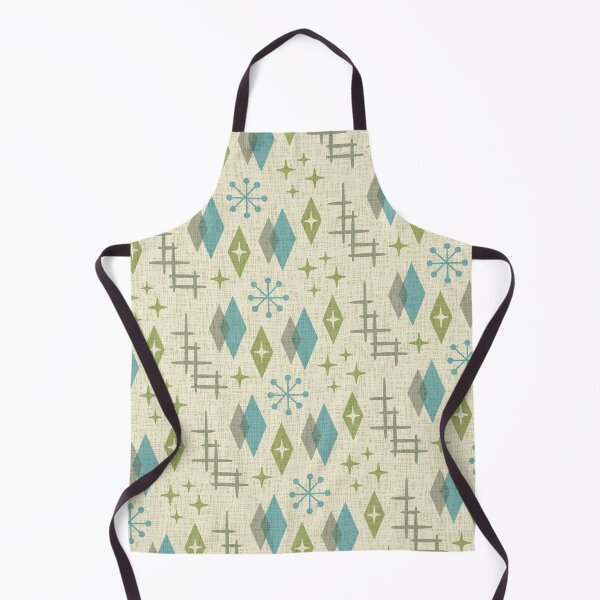 Item preview, Mid Century Modern Googie Starburst Pattern 121 Mid Mod Blue Gray and Green designed and sold by tonymagnerart.