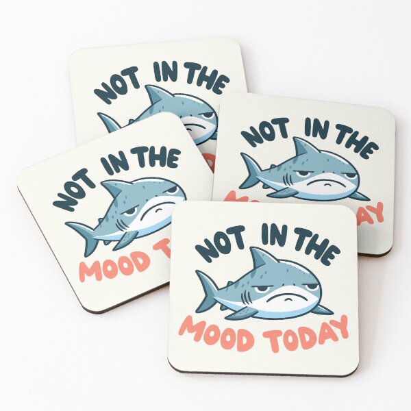Item preview, Grumpy Shark Not In The Mood Today designed and sold by SweetClicks123.