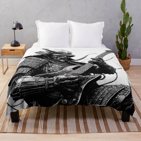Item preview, Metal Guitarist Samurai drawing designed and sold by Joako Zeta.