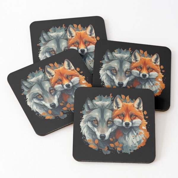 Item preview, Wolf And Fox designed and sold by Daria-Shop.