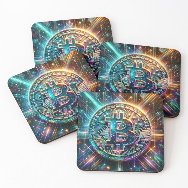 Item preview, Neon Nexus: Bitcoin's Geometric Journey designed and sold by Ultraviolet1337.