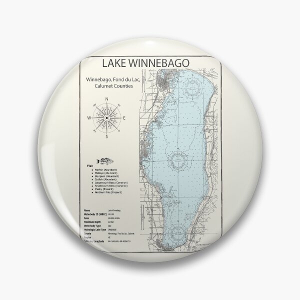 Item preview, Lake Winnebago WI in Winnebago County  designed and sold by Jean Plout.