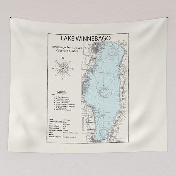 Item preview, Lake Winnebago WI in Winnebago County  designed and sold by Jean Plout.