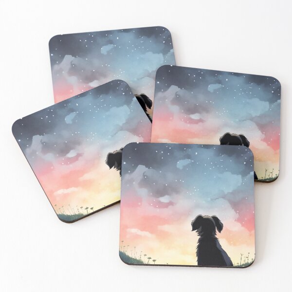 Item preview, Cute dog loves stars designed and sold by cute-animals99.