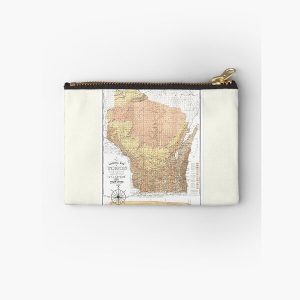 Item preview, Wisconsin State Map 1869 designed and sold by Jean Plout.