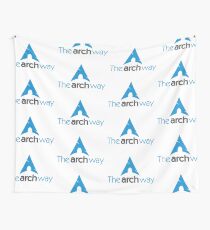 The Arch Way, Arch Linux, Arch Logotype, Arch Logo, Arch Wall Tapestry
