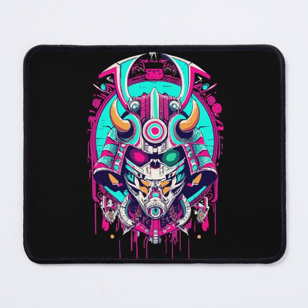 Item preview, Cyberpunk Samurai Oni Mask designed and sold by MechaRon.