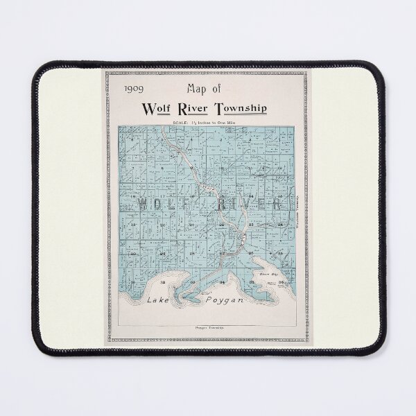 Item preview, Wolf River WI Township Map 1909 designed and sold by Jean Plout.