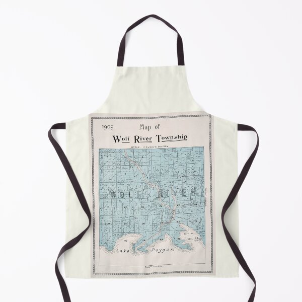 Item preview, Wolf River WI Township Map 1909 designed and sold by Jean Plout.