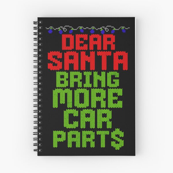 Item preview, Dear Santa Bring More Car Parts Funny Christmas Xmas Santa Clause Cars Racing Racer Garage designed and sold by CarantinedChaos.