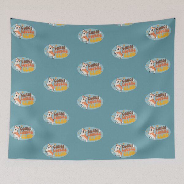 Item preview, Corgi Lovers Club Retro Style Aesthetic designed and sold by PG Illustration.