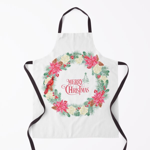 Item preview, Watercolor Christmas Poinsettia Wreath designed and sold by silviaol.