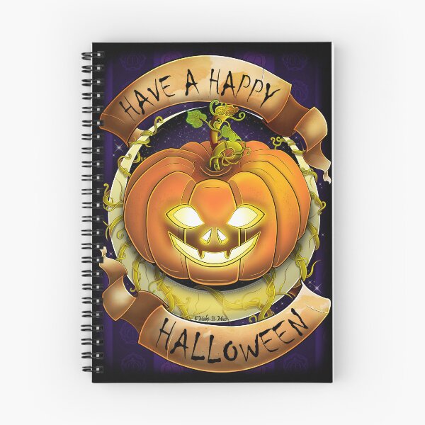 Aperçu de l'œuvre Citrouille d'Halloween heureuse créée et vendue par Make-It-Mico.