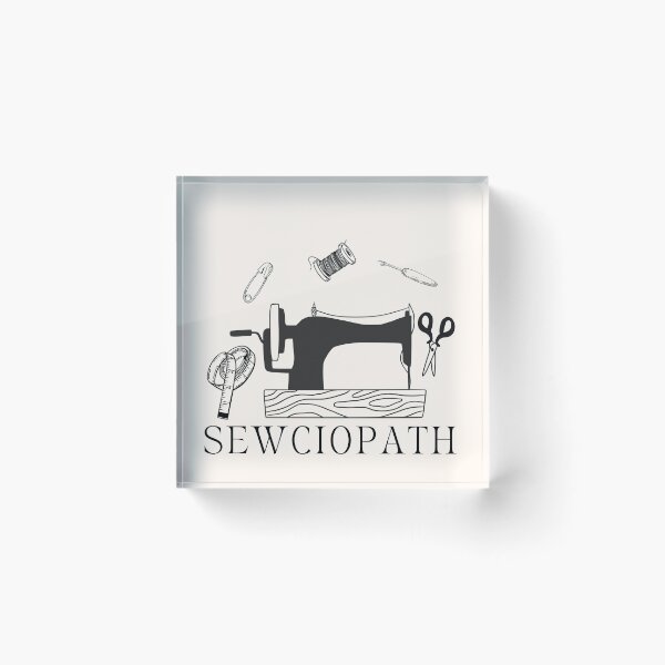 Item preview, Sewciopath - Vintage Sewing Machine - Funny Sewing Lover Gift Idea designed and sold by Wiss2Arts.