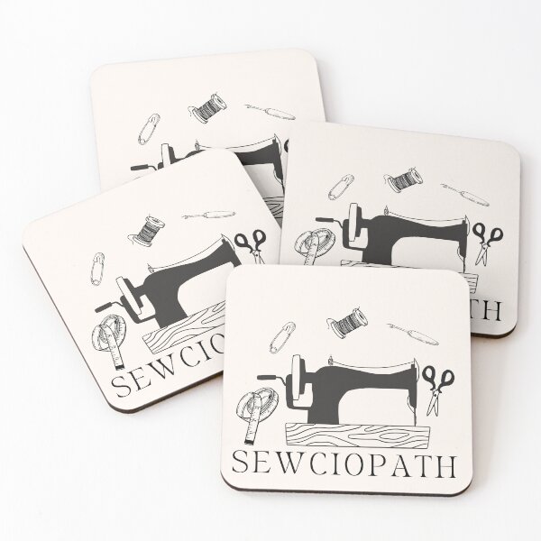 Item preview, Sewciopath - Vintage Sewing Machine - Funny Sewing Lover Gift Idea designed and sold by Wiss2Arts.
