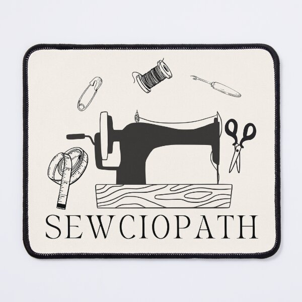 Item preview, Sewciopath - Vintage Sewing Machine - Funny Sewing Lover Gift Idea designed and sold by Wiss2Arts.