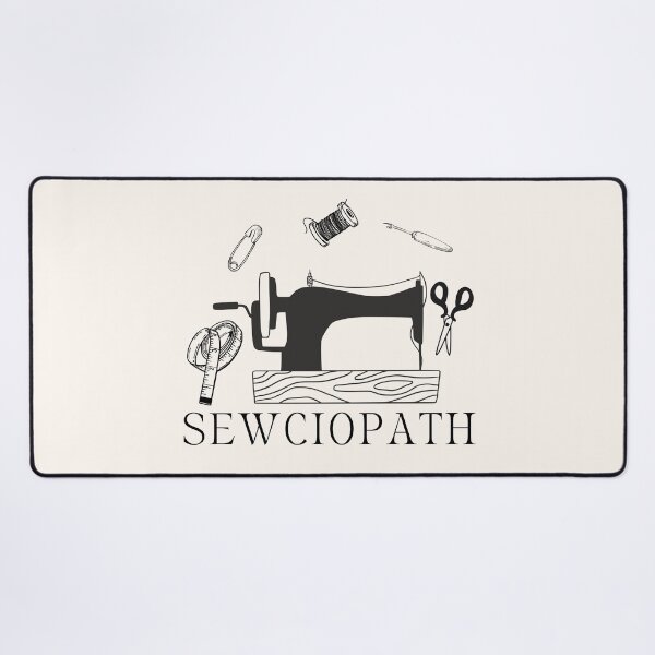 Item preview, Sewciopath - Vintage Sewing Machine - Funny Sewing Lover Gift Idea designed and sold by Wiss2Arts.