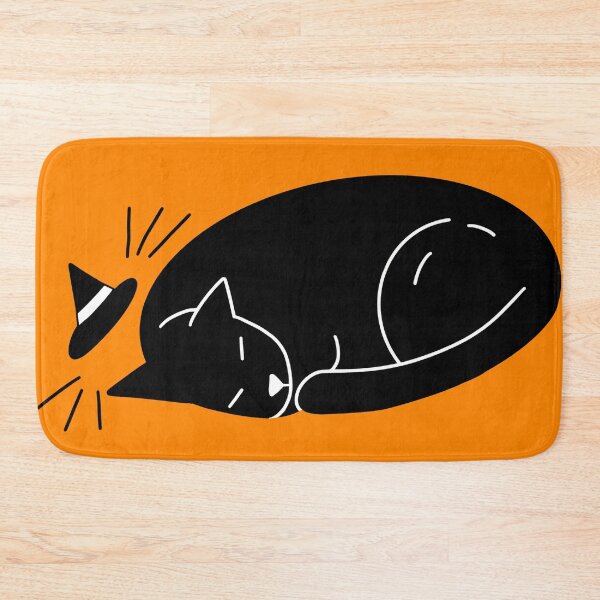 Item preview, Sleepy Witch Cat designed and sold by storf.