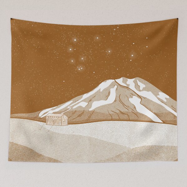 Item preview, Syme Hut Mount Taranaki designed and sold by ekpatterns.