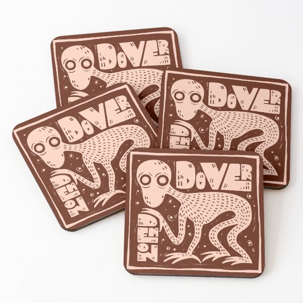 Item preview, Dover Demon Cryptid Woodcut Print designed and sold by greermiceli.