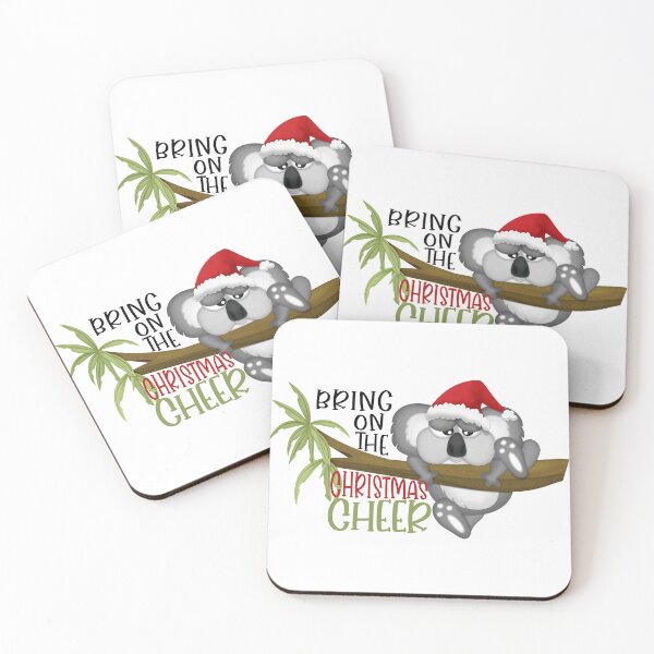 Item preview, Bring on the Christmas cheer koala designed and sold by roundowl.