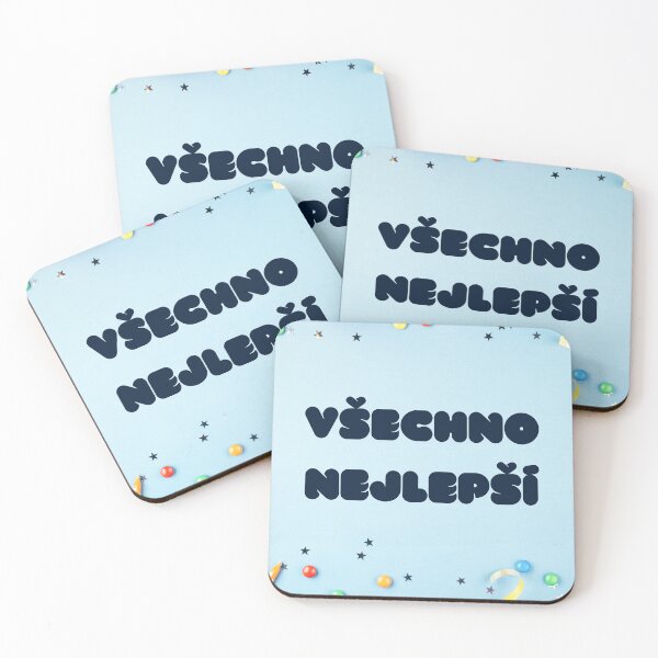 Item preview, Všechno nejlepší, happy birthday in Czech, Czech birthday  designed and sold by Pommallina.