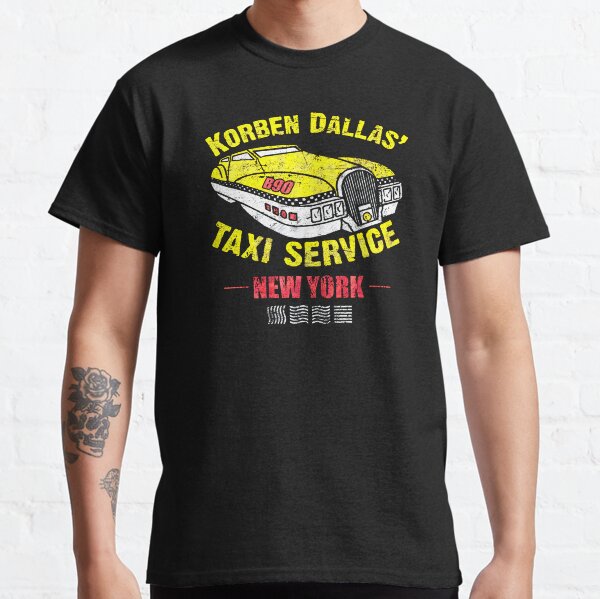 Item preview, Korben Dallas Taxi (For Black Shirts) designed and sold by Lost In Shirts.
