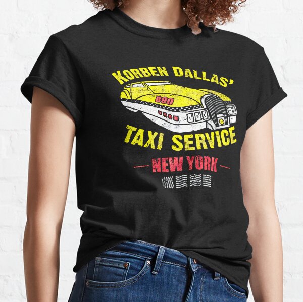 Item preview, Korben Dallas Taxi (For Black Shirts) designed and sold by Lost In Shirts.