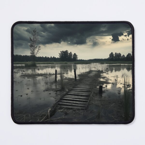 Item preview, Black lake with dock designed and sold by Samuelsboro.