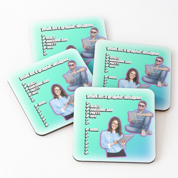 Item preview, yEaH iM a GrApHiC dEsIgNeR /positive designed and sold by RadRoseRhapsody.