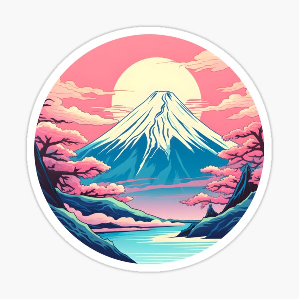 Item preview, Subtle Trans Pride Mount Fuji designed and sold by ArtliciousHUMAN.