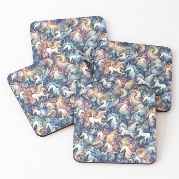 Item preview, Swirl Unicorns designed and sold by purplesensation.