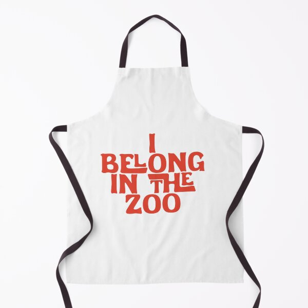 Item preview, I Belong In The Zoo - Red Font designed and sold by SorryFrog.