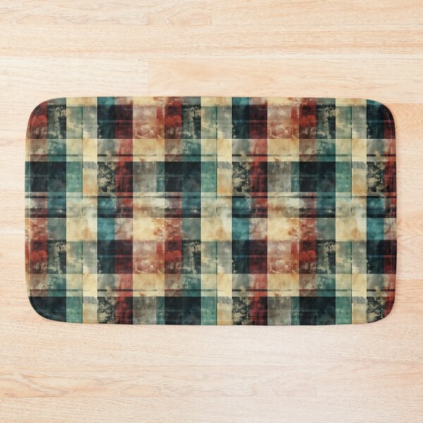 Item preview, Grunge Style Plaid Pattern designed and sold by Driftwood Spirits.