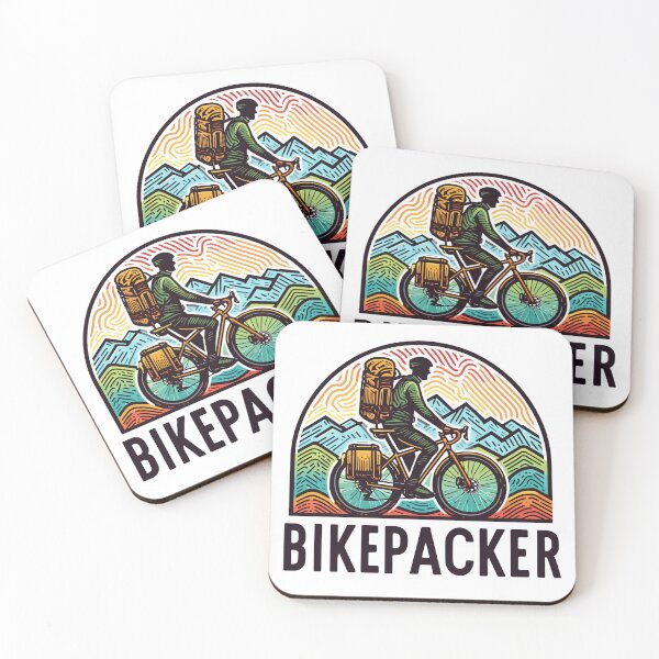 Item preview, BIKEPACKER - BIKEPACKING - Shirt, Hat, Hoodie, Sticker, etc designed and sold by cloudhiker.