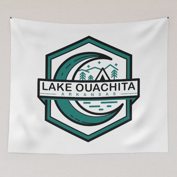 Item preview, LAKE OACHITA ARKANSAS moon shine hexa designed and sold by LeapDaze.