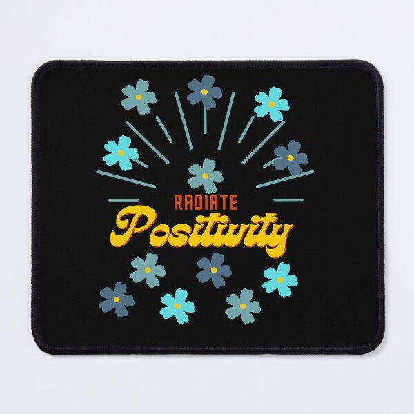 Item preview, Radiate Positivity with Little Blue Flowers designed and sold by TreetopStudios.