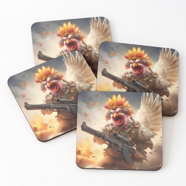 Item preview, A Battle Chicken in War designed and sold by Samuelsboro.