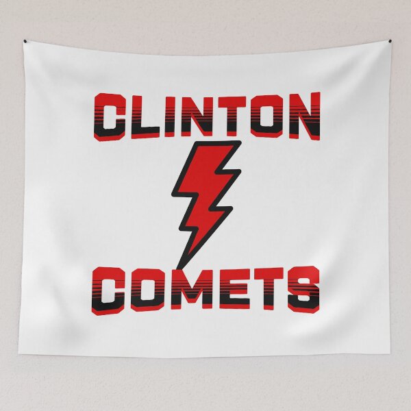 Item preview, Clinton Comets Lightning Bolt designed and sold by techdave.