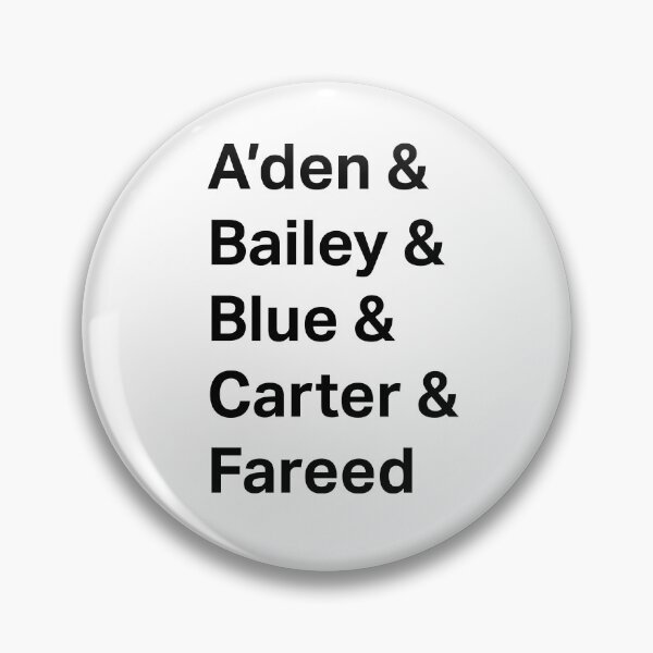 Item preview, Fated Five Names (Black) designed and sold by HellerArtist.