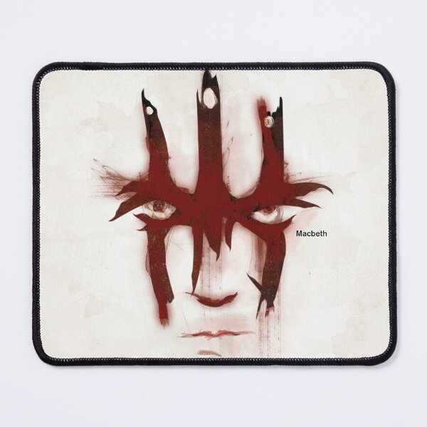 Item preview, Macbeth - William Shakespeare Literary Art for Theatre Lovers designed and sold by RedHillPrints.