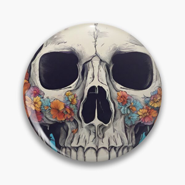 Item preview, Totenkopf mit Rose designed and sold by like2021.