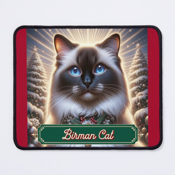 Item preview, Christmas Birman Cat In Winter designed and sold by ZenEverAI.