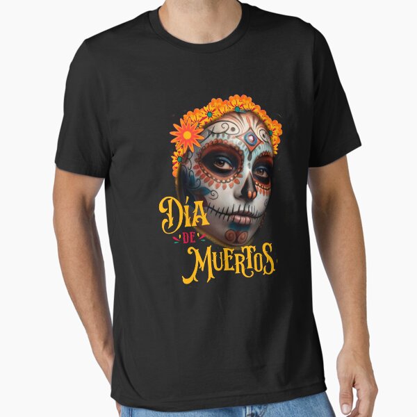 Item preview, Day of the Dead, Dia dos Muertos, yelow, red, orange, girl designed and sold by DogIArtDesigns.