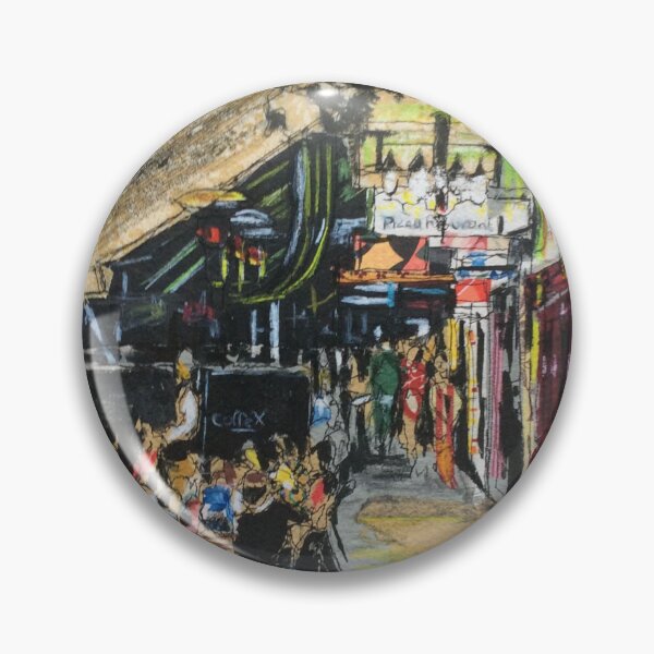 Item preview, Dinner on Lygon St Melbourne Thread Sketch designed and sold by JulietDCollins.