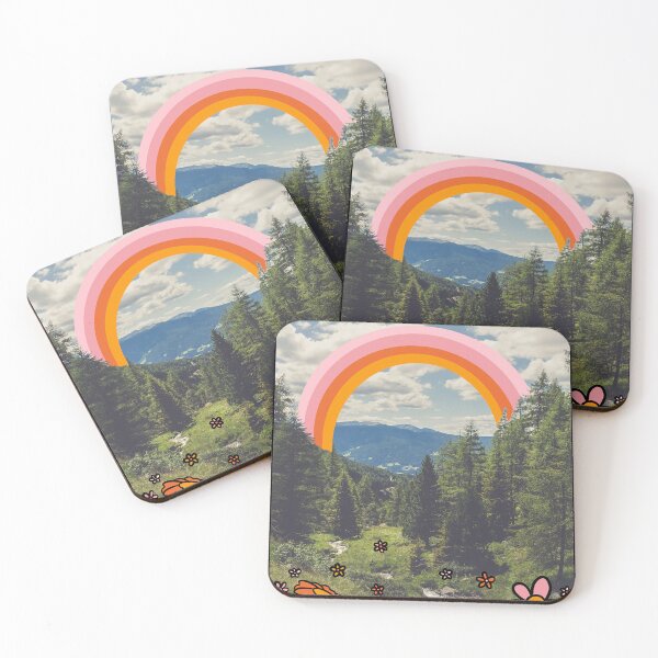 Item preview, Rainbow Mountain Landscape designed and sold by doodlebymeg.