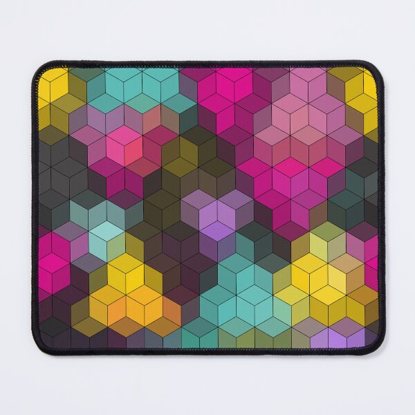 Item preview, Multi-colored geometric shapes designed and sold by fuzzyfox.