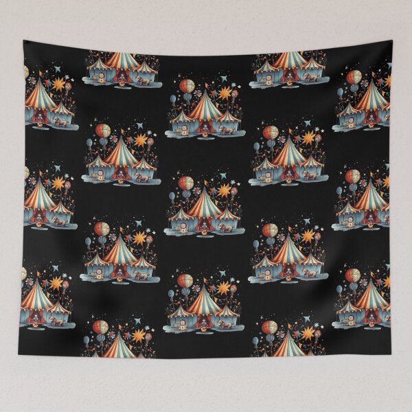 Item preview, Jaw-Dropping Delight: The Amazing Circus Extravaganza Unleashes Mesmerizing Magic! designed and sold by ArtFeverShop.