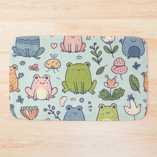 Item preview, Cute Frog Pattern designed and sold by purplesensation.