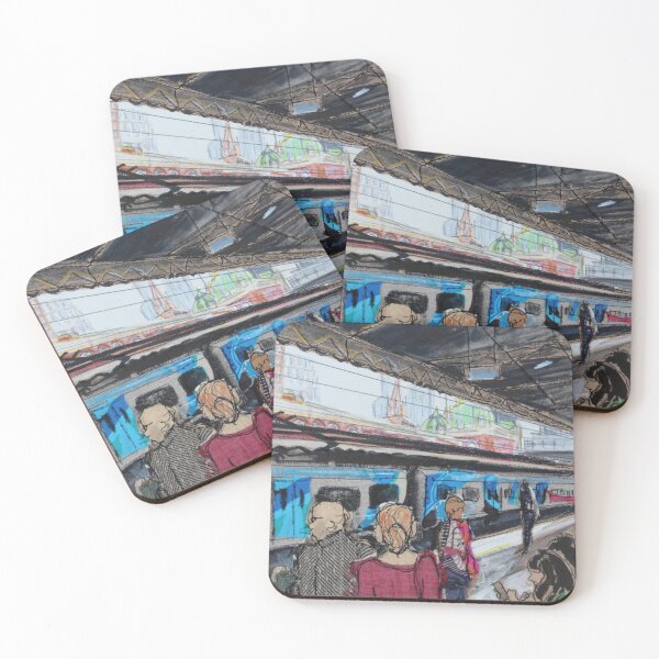 Item preview, Platform 8 Melbourne Thread Sketch designed and sold by JulietDCollins.